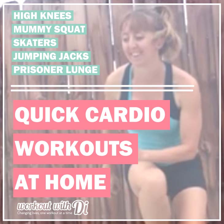 quick cardio workouts at home