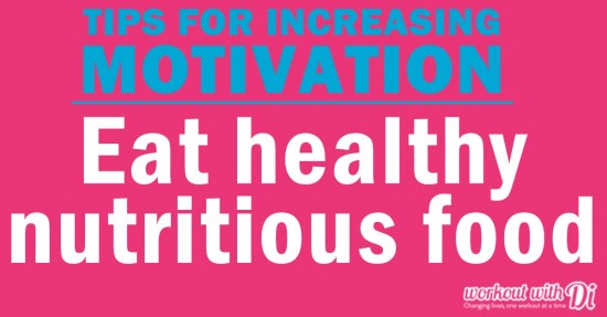 5 motivation tips - nutrition