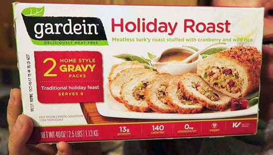 Boxed gardein holiday roast package