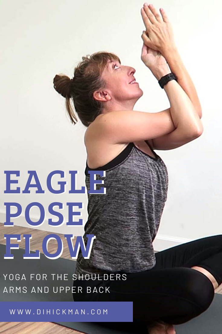 eagle yoga pose