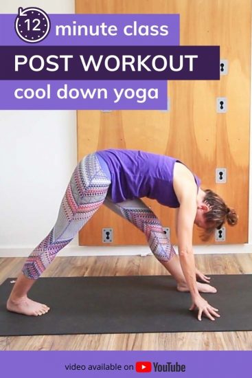12 Minute Post Workout Cool Down Yoga - stretches for after working out