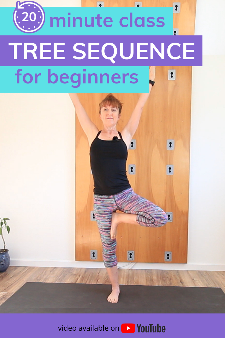 20 minute tree pose sequence for beginners