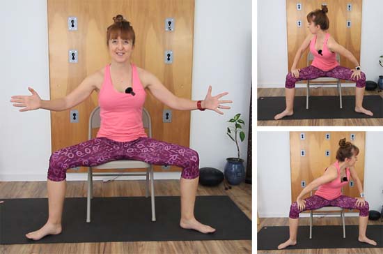 Chair Seated Warm Up Flow Yoga