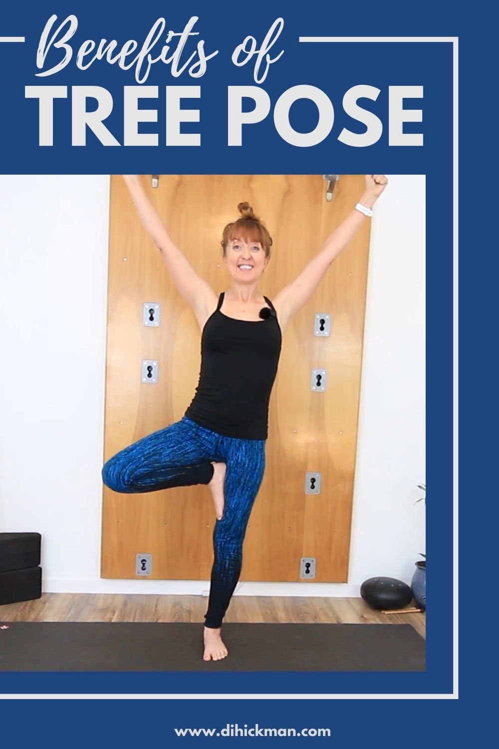 Tree pose, also known as Vrksasana, is a balancing pose that offers a ... |  TikTok